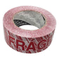 Cinta Empaque Leyenda Frágil Diagonal Letras Rojas 48mm x 150m NAVITEK Ferreabasto