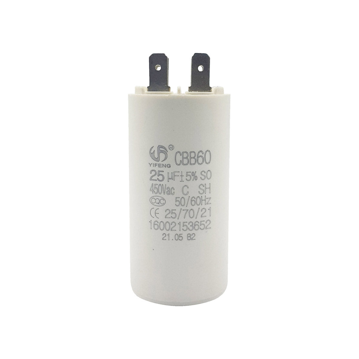 Capacitor 25 MF Para Bomba Centrifuga 1/2 Hp