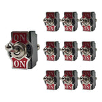 Pack 10 Pzs Interruptor De Palanca 6 Tornillos 2P 2T Argos Ferreabasto Ferreabasto