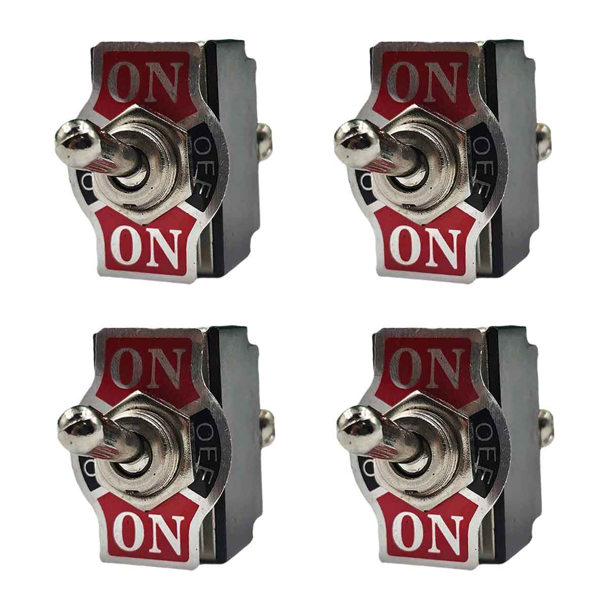 Pack 4 Pzs Interruptor De Palanca 6 Tornillos 2P 2T Argos Ferreabasto Ferreabasto