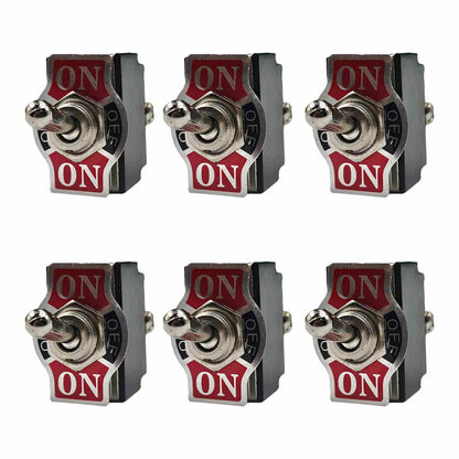 Pack 6 Pzs Interruptor De Palanca 6 Tornillos 2P 2T Argos ARGOS Ferreabasto