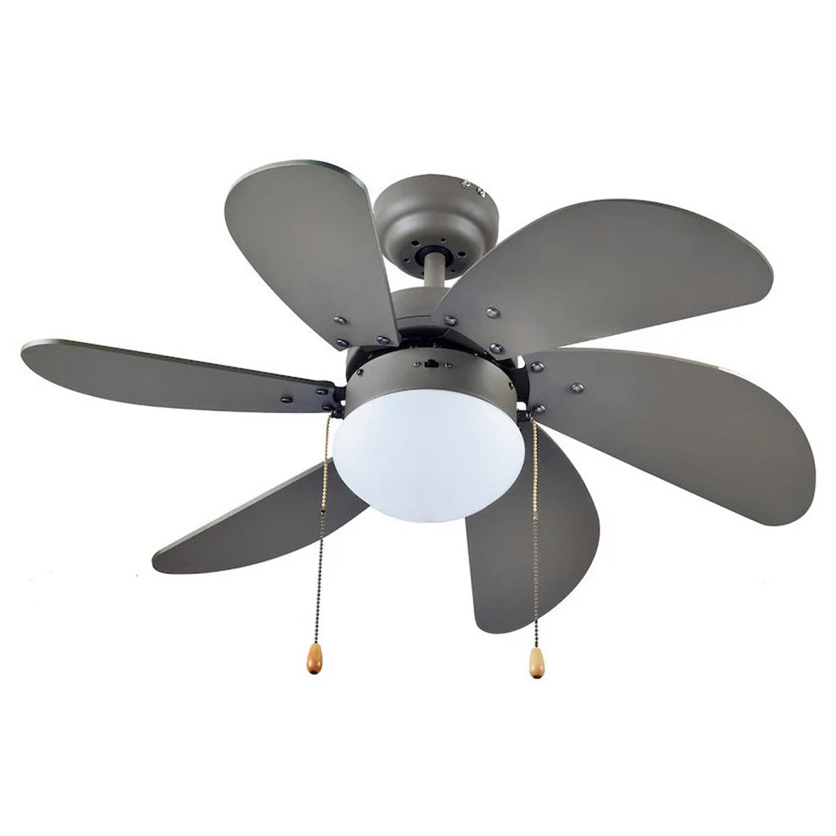 Ventilador De Techo Con Lampara 30" 60w Ventum Gris Igoto IGOTO Ferreabasto