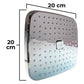 Regadera Push Cuadrada De 8" Cuerpo ABS Cromado Roalflux