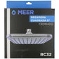 Regadera Cuadrada Plastica Cromada 8'' Meer