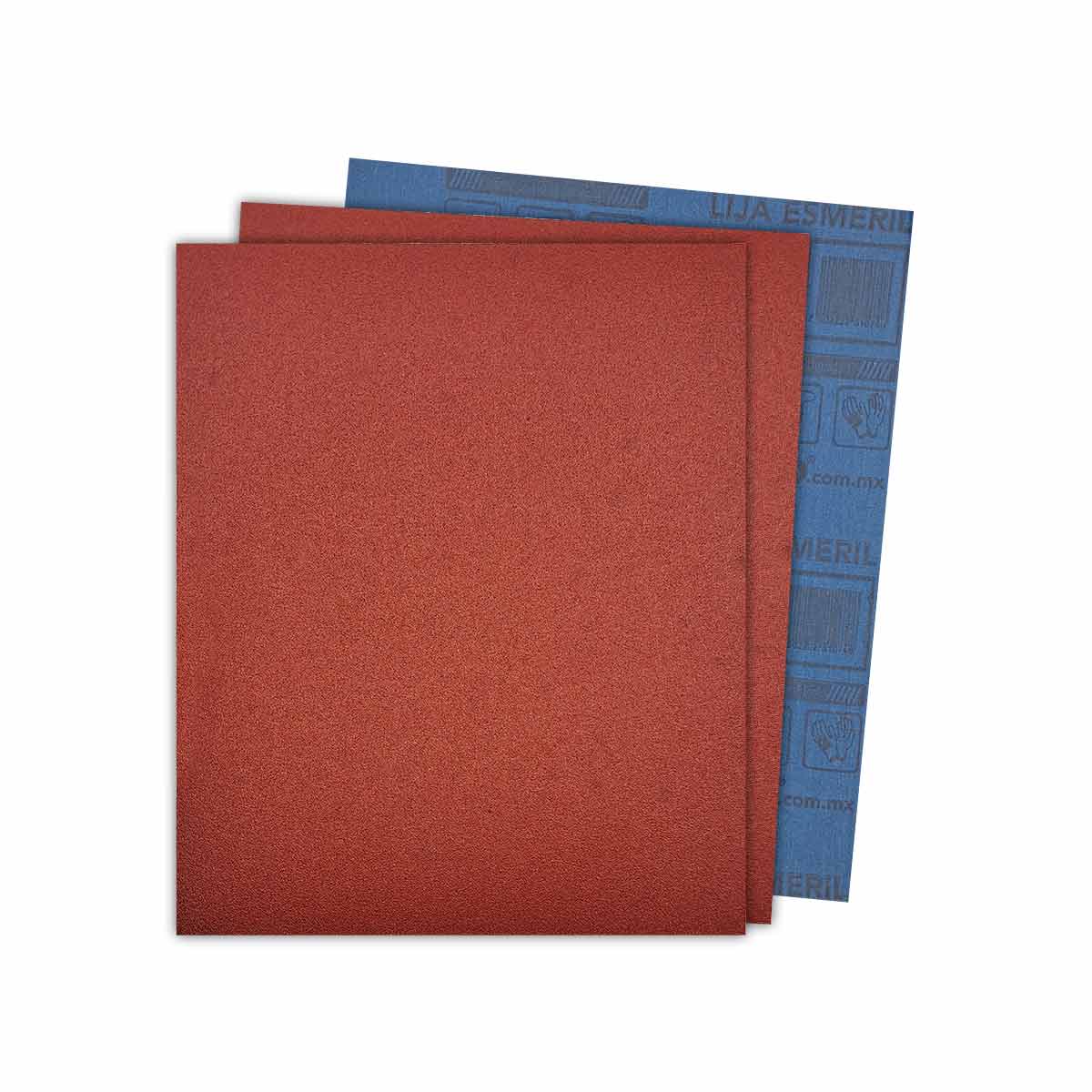 25 Pzs Lija Esmeril 9X11 Pulgadas Grano 80 BYP BYP Ferreabasto