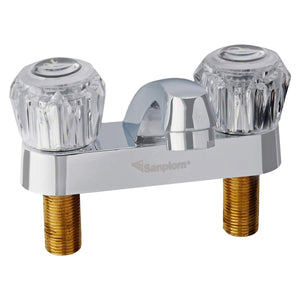 Llave Mezcladora Para Lavabo 4 Pulg Manerales Acrilicos