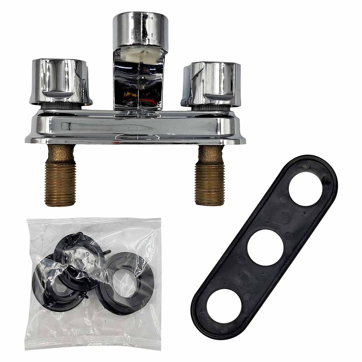 Mezcladora Cromada Fontanery 21011 Para Lavabo 4 Pulgadas