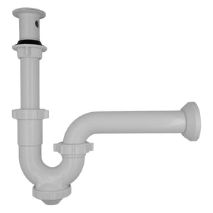 Trampa Cespol Con Registro Para Lavabo Fregadero Con Tapon