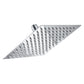 Regadera Cuadrada Anti Sarro 8 Pulgadas Acero Inoxidable Roalflux