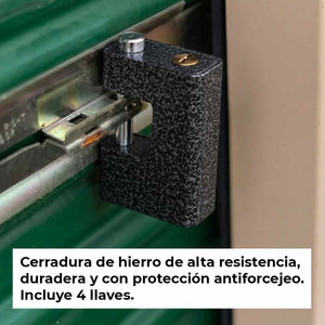 Candado De Hierro Antipalanca 80mm Para Cortina Seguridad LION TOOLS Ferreabasto