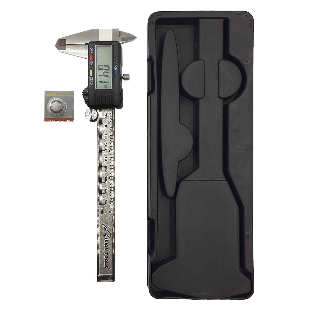 Calibrador Vernier Digital Std Y Mm Lion Tools 2873 6 Pulgadas Acero Inoxidable