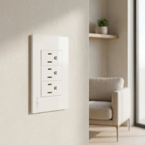 Placa Armada Con 3 Contactos De 1 Modulo