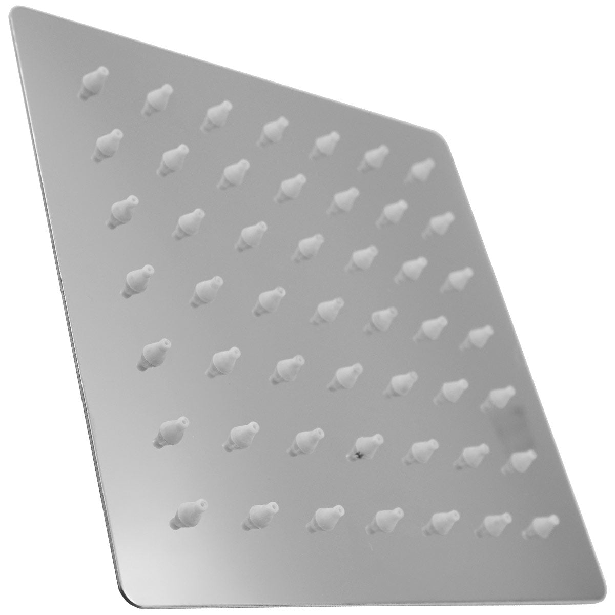 Regadera Cuadrada 6" Acero Inoxidable Deluxe NOM Meer