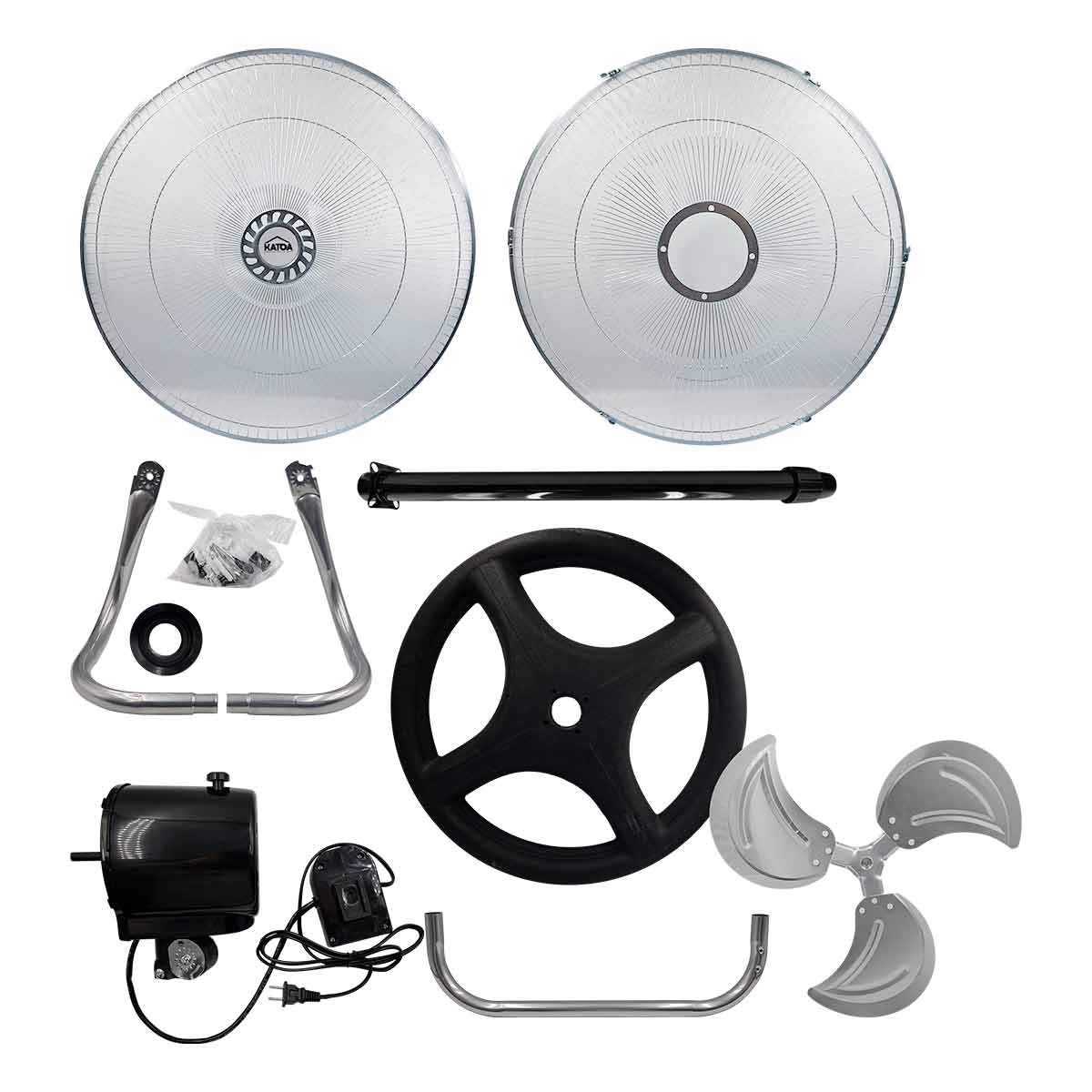 Ventilador 18 Pulgadas 3 En 1 Pared Piso Pedestal 3 Velocidades Katoa
