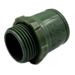 Conector Con Rosca Conduit Pvc Pesado Verde 3/4 Pulg Argos