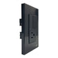Placa Armada Cristal Con 1 Apagador Sencillo Y 1 Contacto de 1.5 Modulos Negro Igoto
