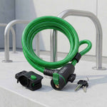 Candado Cable De Acero Uso Ligero 1M Para Bicicleta 2 Llaves