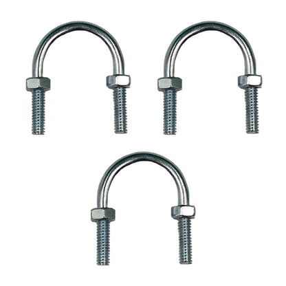 Pack 3Pzs Abrazadera Roscada Tipo U 3/4 Pulg C/Tuercas Argos Ferreabasto Ferreabasto