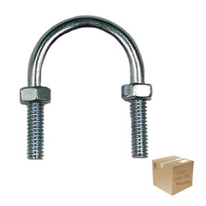 Pack 3Pzs Abrazadera Roscada Tipo U 3/4 Pulg C/Tuercas Argos Ferreabasto Ferreabasto