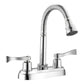 Mezcladora Para Lavabo Acero Inoxidable Con Cubierta Y Manerales Roalflux