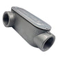 Condulet Tipo LR De Aluminio De 1 Pulgada Gris Argos