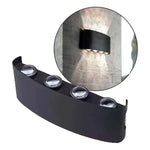 Lampara Luminario Led Pared Arbotante 16W 8 Luces Luz Fria