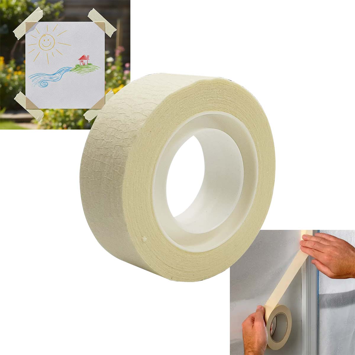 Masking Tape Uso General 125 18mm x 10m Natural Navitek NAVITEK Ferreabasto
