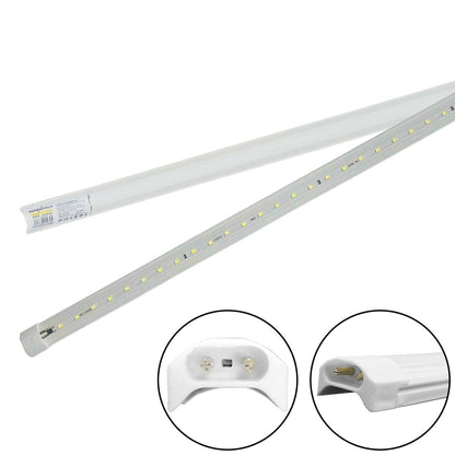 Regleta Tubo Led 20W Base Integrada 1.2M Luz Dia