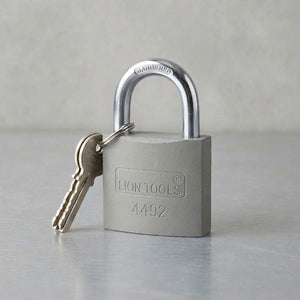 Candado De Hierro 50mm Gancho Corto Seguridad 3 Llaves