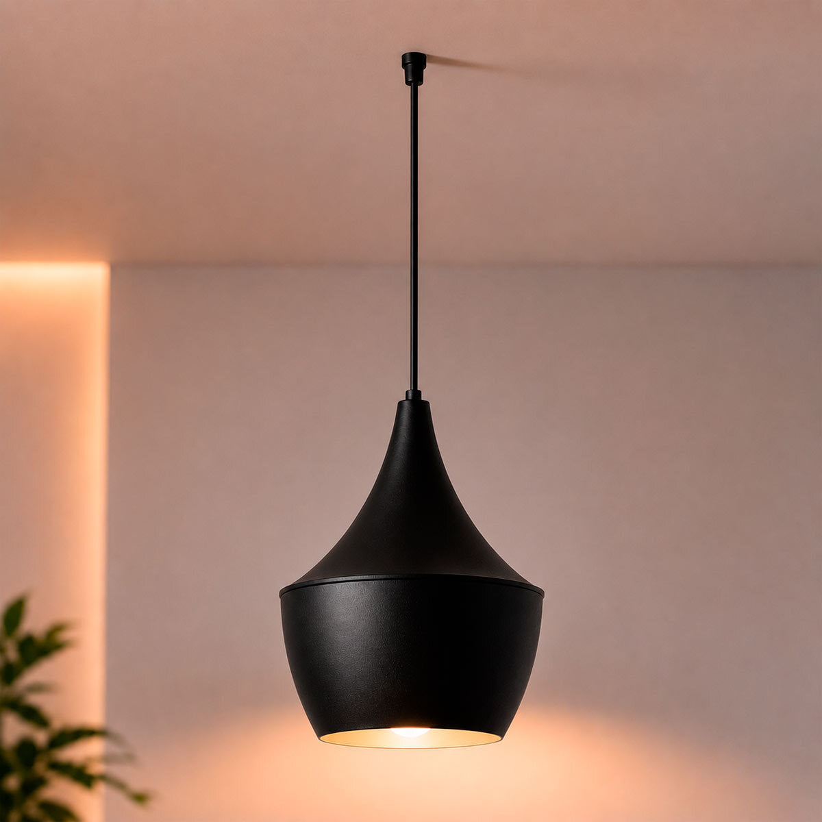 Lampara Luminario Led Colgante Metal Decorativo Moderno E27