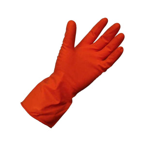 Guante Hule Latex Multiusos Clasico Rojo No.8 Talla Mediana