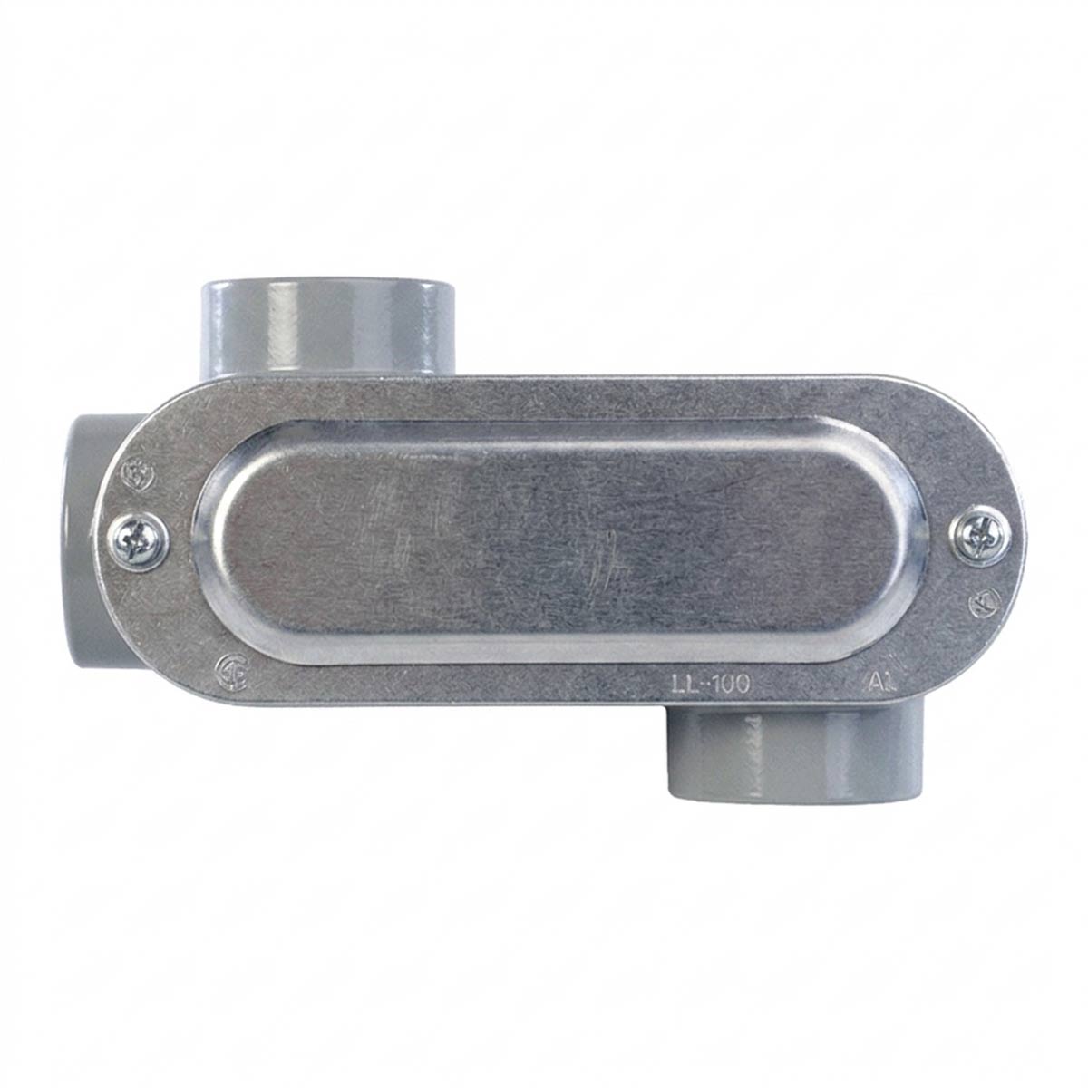 Condulet Tipo LL De Aluminio De 1 Pulgada Gris Argos