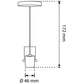 Socket Luminario Led Chiara Colgante Para Foco 15W E27