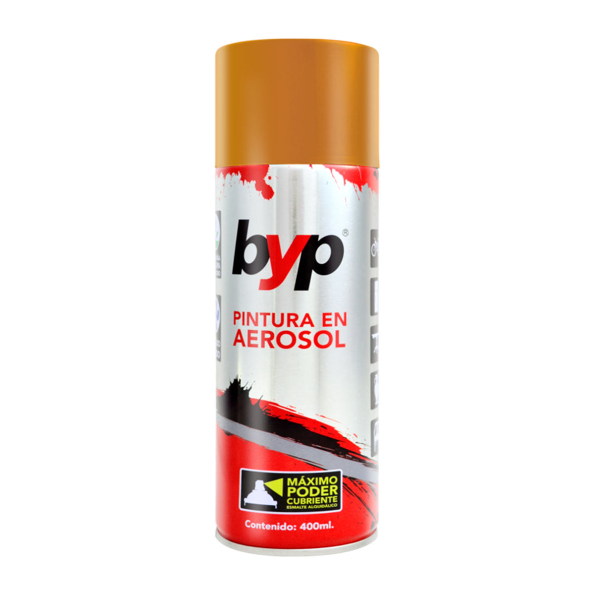 Pintura En Aerosol En Esmalte Metálicos 400ML BYP BYP Ferreabasto