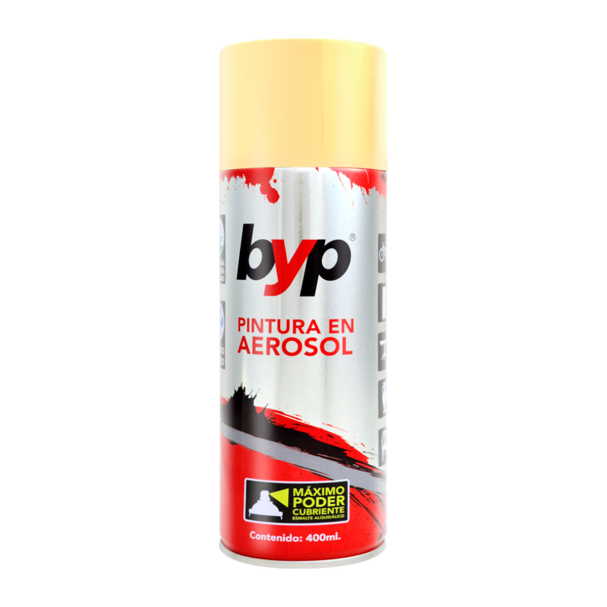 Pintura En Aerosol En Esmalte 400ML BYP Varios Colores BYP Ferreabasto