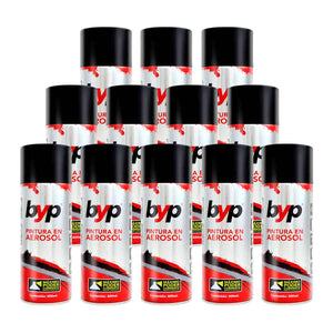 Pintura En Aerosol En Esmalte Negro Brillante  400ML BYP BYP Ferreabasto