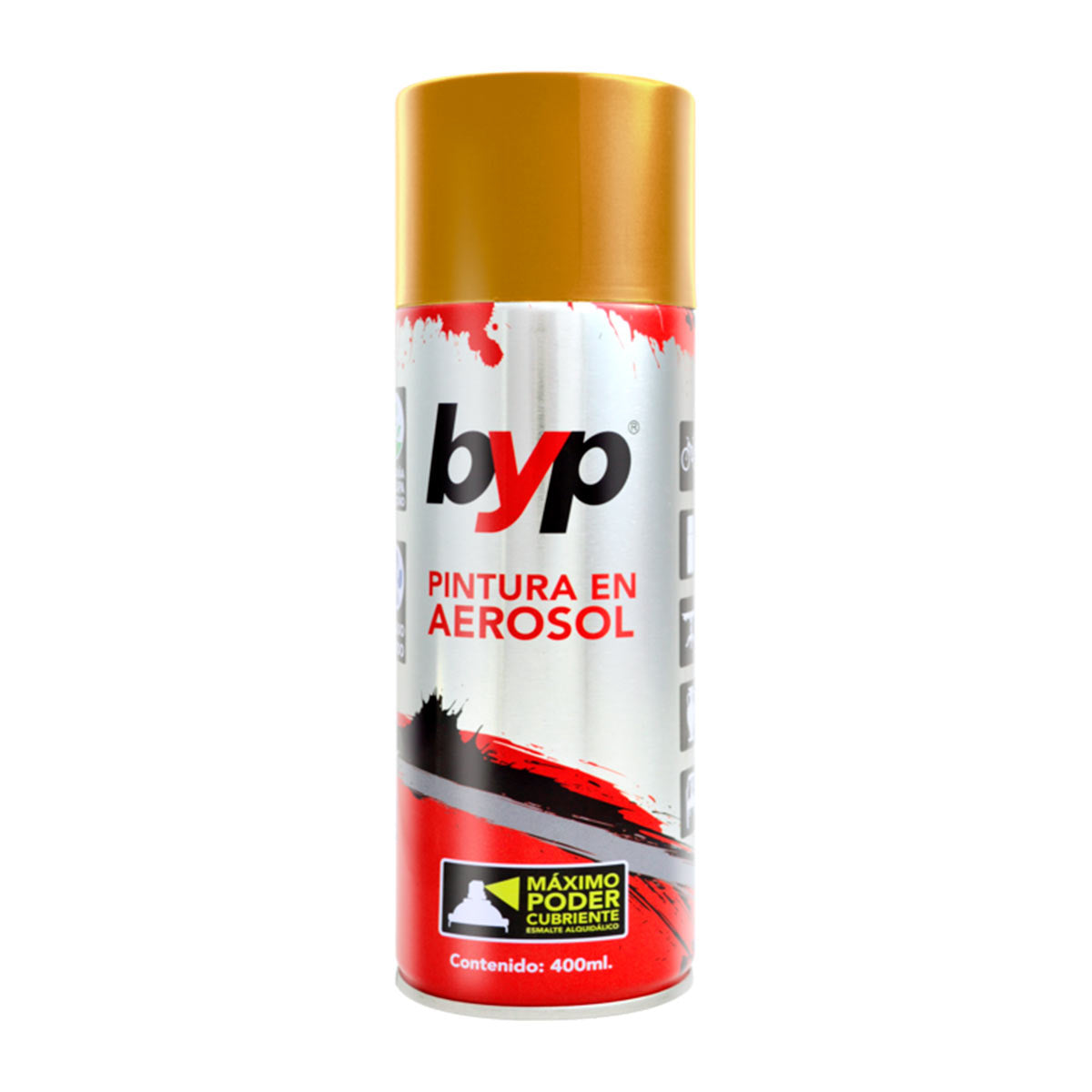 Pintura En Aerosol En Esmalte Metálicos 400ML BYP BYP Ferreabasto