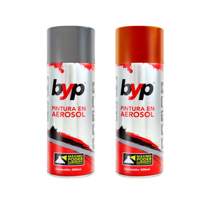 Pintura En Aerosol Primer Anticorrosivo 400Ml Rojo Gris BYP BYP Ferreabasto