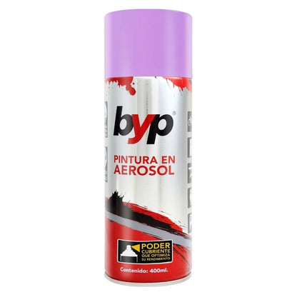 Pintura Aerosol Esmalte Pastel Amarillo Lila Rosa Turquesa O Verde Aqua 400ML BYP