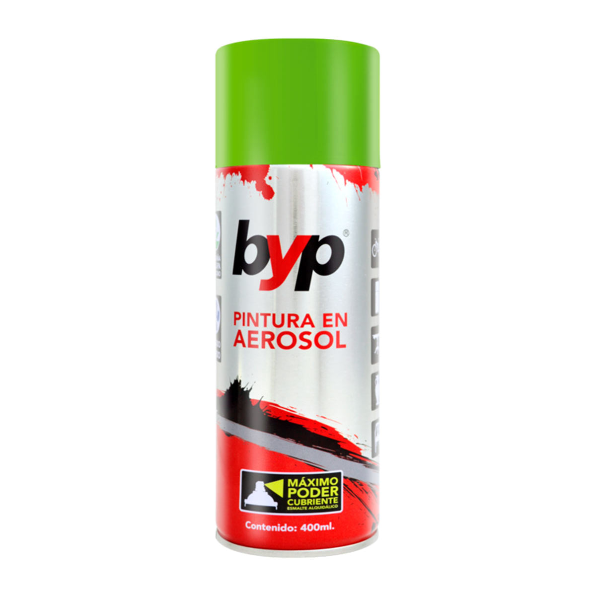 Pintura En Aerosol En Esmalte Fluorescente 400ML BYP Ferreabasto
