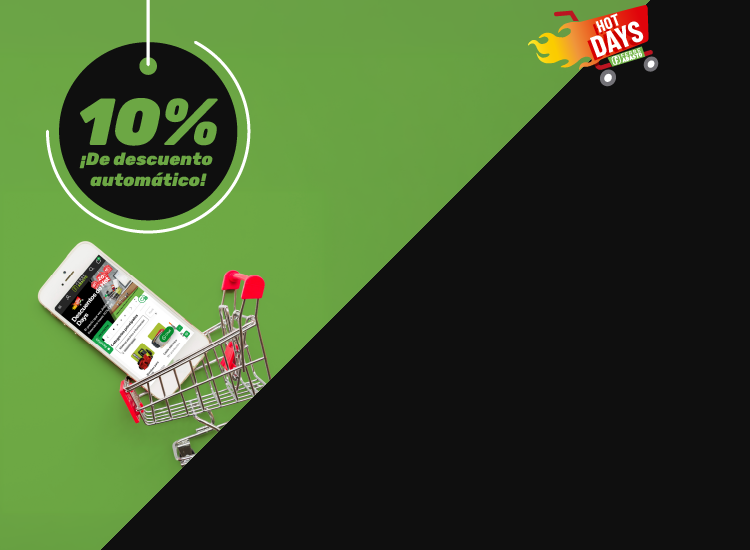 Banner movil descuento 10 por ciento ofertas hot days hot sale 2026 ferreteria ferreabasto