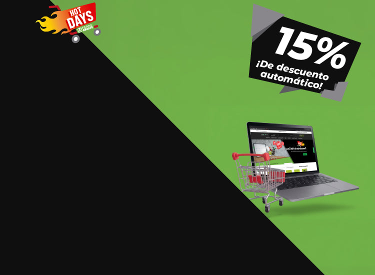Banner movil descuento 15 por ciento ofertas hot days hot sale 2026 ferreteria ferreabasto