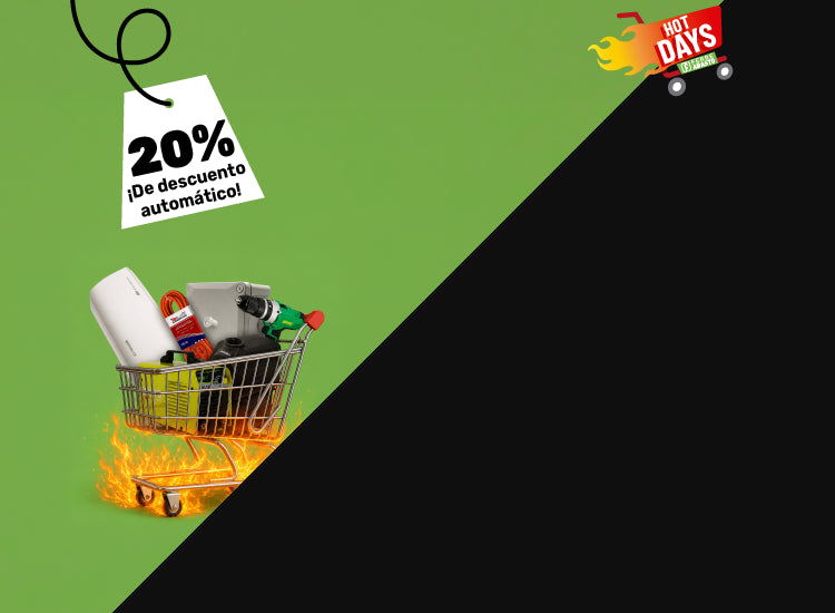 banner movil descuento 20 por ciento ofertas hot days hot sale 2026 ferreteria ferreabasto