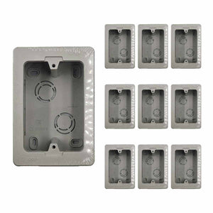 10 Pzs Caja Universal Con Fondo Pvc Red Electrico Canaleta Ferreabasto Ferreabasto