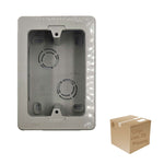 25 Pzs Caja Universal Con Fondo Pvc Red Electrico Canaleta Ferreabasto Ferreabasto