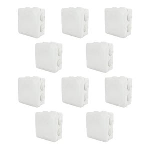 Caja Estanca Conos CCTV Presion 8x8x4.5cm IP55 Argos 10 Pzs Ferreabasto Ferreabasto
