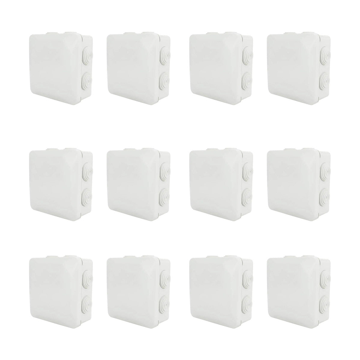 Caja Estanca Conos CCTV Presion 8x8x4.5cm IP55 Argos 12 Pzs Ferreabasto Ferreabasto