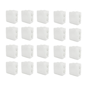 Caja Estanca Conos CCTV Presion 8x8x4.5cm IP55 Argos 20 Pzs Ferreabasto Ferreabasto