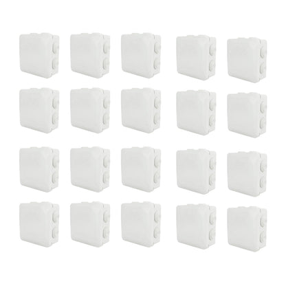 Caja Estanca Conos CCTV Presion 8x8x4.5cm IP55 Argos 20 Pzs Ferreabasto Ferreabasto