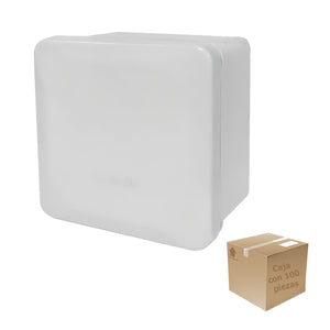 Pack 4Pzs Caja Estanca Lisa CCTV Presion 8x8x4.5 IP55 Argos Ferreabasto Ferreabasto